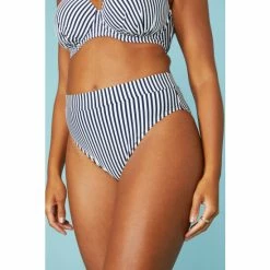 Gorgeous Stripe Mid Waist High Leg Bikini Bottom For Female -Gorgeous Sales Shop unnamed file 1037