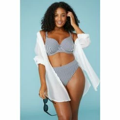 Gorgeous Stripe Padded Plunge Underwire Bikini Top For Female -Gorgeous Sales Shop unnamed file 1091