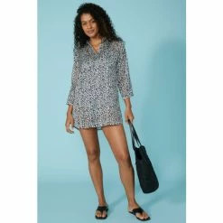 Gorgeous Sparkle Stripe Animal Beach Shirt For Female -Gorgeous Sales Shop unnamed file 1130