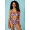 Gorgeous Bright Animal Multiway Non Pad Bikini Top For Female