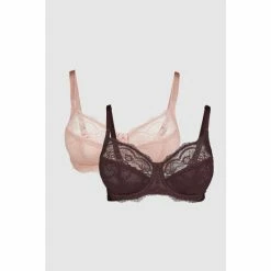 Gorgeous Dd 2 Pack Scallop Lace Balcony Bra For Female