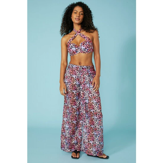 Gorgeous Bright Animal Multiway Non Pad Bikini Top For Female 5 Gorgeous Bright Animal Multiway Non Pad Bikini Top For Female - Image 5