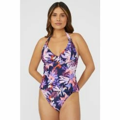 Gorgeous Arianna Palm Non Pad Plunge Tankini Top For Female -Gorgeous Sales Shop unnamed file 1299