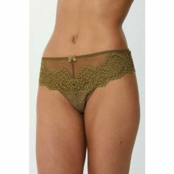 Gorgeous Animal Jacquard Deep Thong For Female