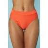 Gorgeous Mid Waist High Leg Bikini Bottom For Female