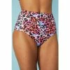 Gorgeous Bright Animal High Waist Bikini Bottom For Female