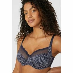 Gorgeous Dd 2 Pack Navy Leafy Floral Print Balcony Bra For Female -Gorgeous Sales Shop unnamed file 143