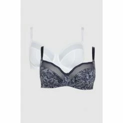 Gorgeous Dd 2 Pack Navy Leafy Floral Print Balcony Bra For Female -Gorgeous Sales Shop unnamed file 146