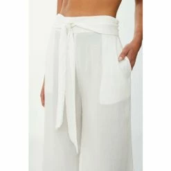 Gorgeous Viscose Modal Lightweight Belted Beach Trouser For Female -Gorgeous Sales Shop unnamed file 1641