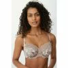 Gorgeous Dd Lace Animal Print Balcony Bra For Female