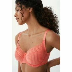 Gorgeous Dd 2 Pack Jacquard Stripe Non Pad Balcony Bra For Female -Gorgeous Sales Shop unnamed file 1678