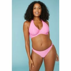 Gorgeous Textured Halter Non Pad Plunge Bikini Top For Female -Gorgeous Sales Shop unnamed file 395