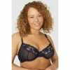 Gorgeous Dd Applique Embroidery Plunge Bra For Female