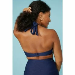 Gorgeous Textured Plunge Halter Nonpad Bikini For Female -Gorgeous Sales Shop unnamed file 556