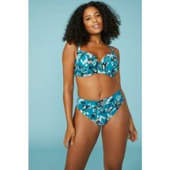 Gorgeous Julep Rose High Leg Bikini Bottom For Female