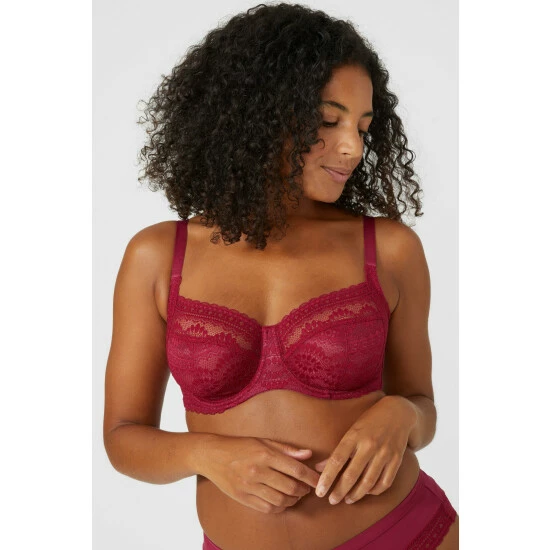 Gorgeous Dd Recycled Lace Balcony Bra For Female 2 Gorgeous Dd Recycled Lace Balcony Bra For Female - Image 2