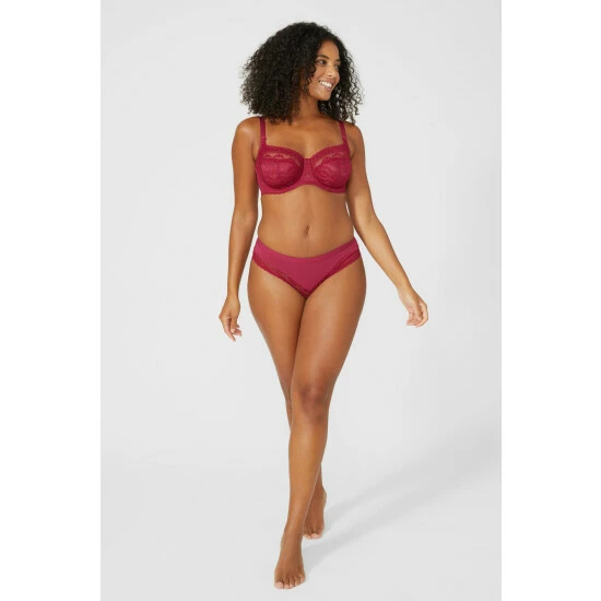 Gorgeous Dd Recycled Lace Balcony Bra For Female 4 Gorgeous Dd Recycled Lace Balcony Bra For Female - Image 4