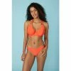 Gorgeous Plunge Halter Non Pad Bikini Top For Female