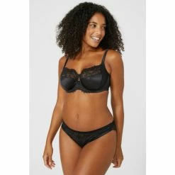 Gorgeous Satin & Lace Brazilian For Female