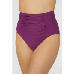 Gorgeous Textured High Waist Bikini Bottom For Female